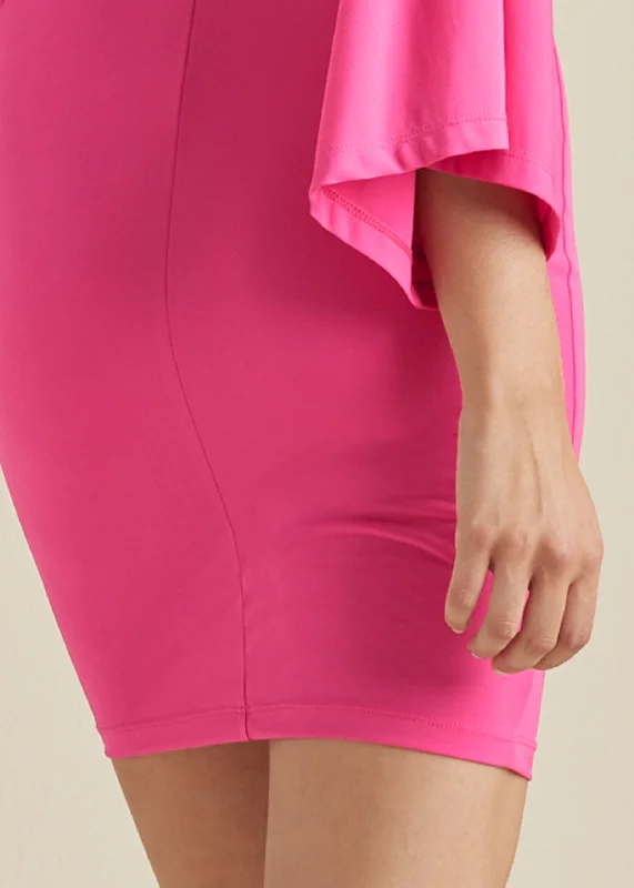 Tie front dress - Pink