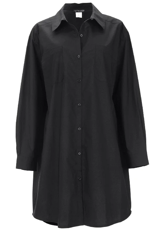 Shirt dress - Black