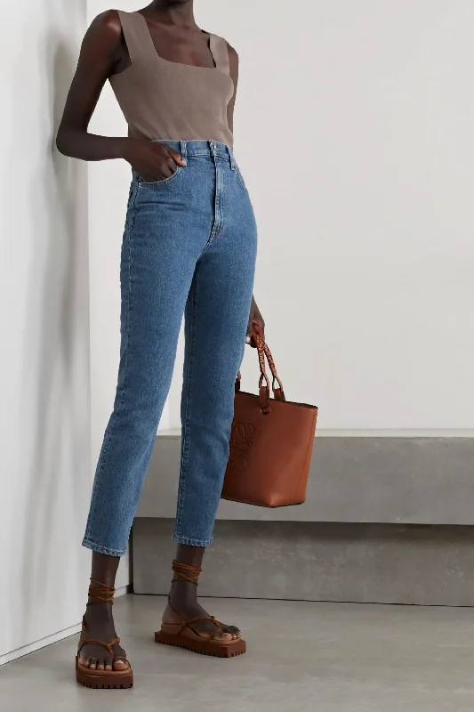 Beatnik Ankle Jean In Forever Blue