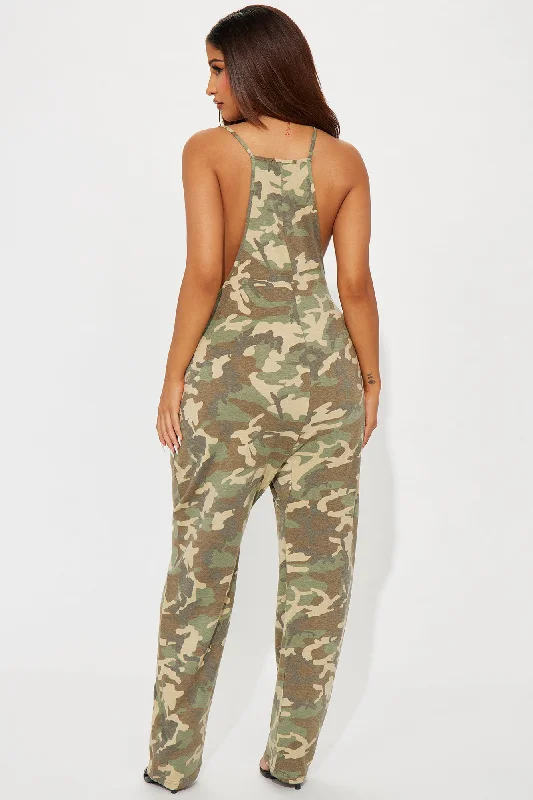 Becca Jumpsuit - Olive/combo