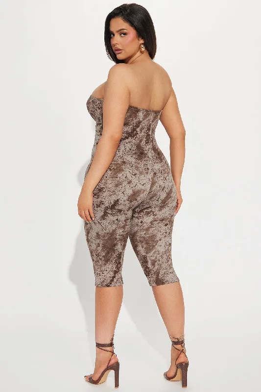 Chelsea Capri Jumpsuit - Mocha