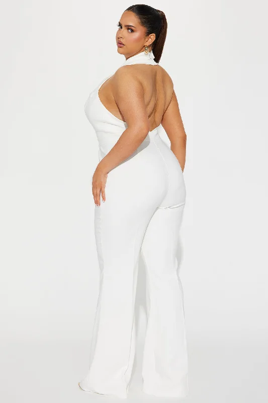 Class Act Jumpsuit - White