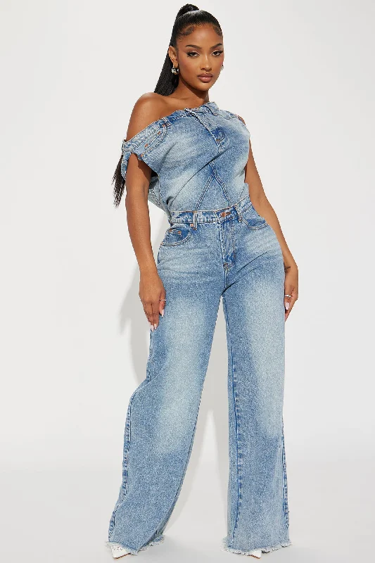 Dakota Denim Jumpsuit - Denim