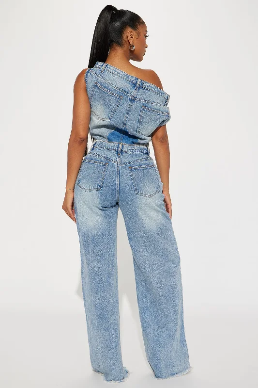 Dakota Denim Jumpsuit - Denim