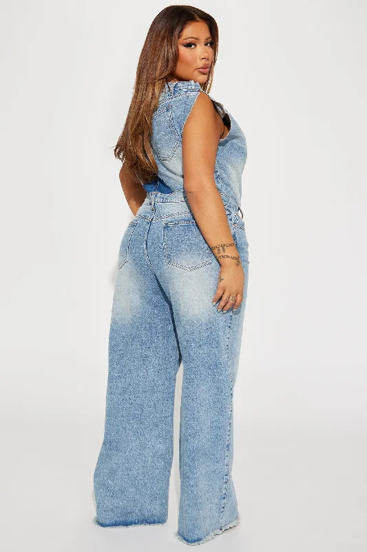 Dakota Denim Jumpsuit - Denim