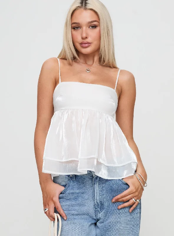 Fireflies Top White