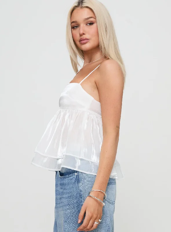 Fireflies Top White