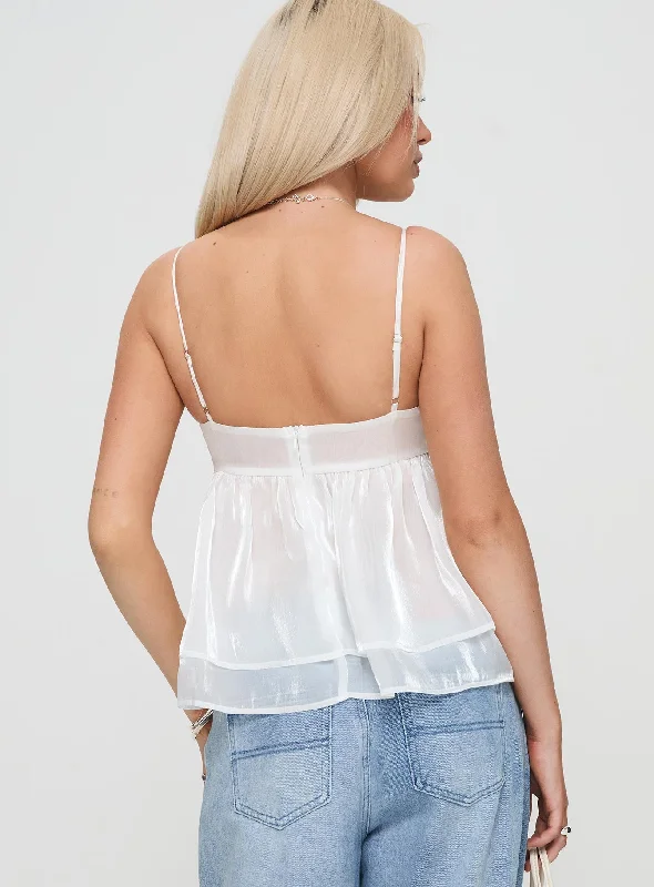 Fireflies Top White