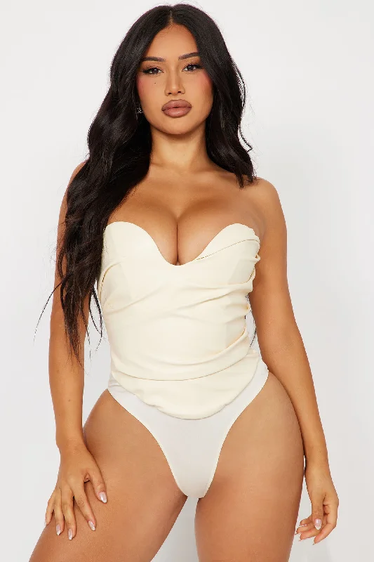 Like It Like That Bodysuit - Cream