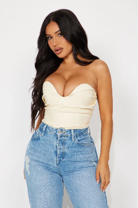 Like It Like That Bodysuit - Cream