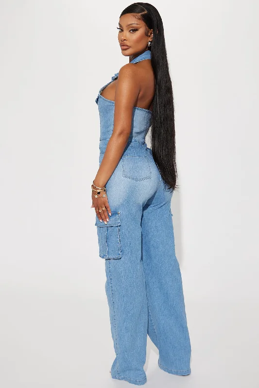 Madelaine Denim Jumpsuit - Denim