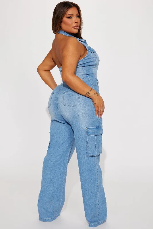 Madelaine Denim Jumpsuit - Denim