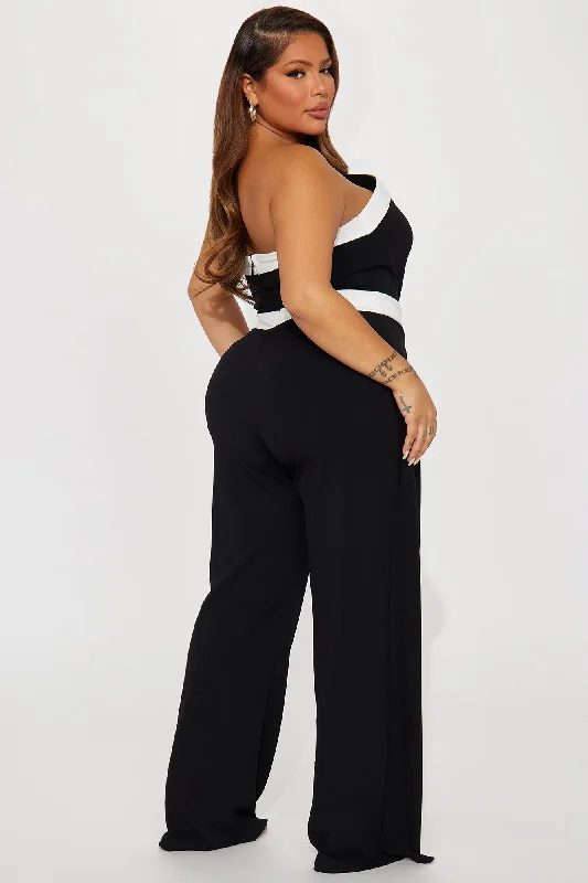 On A Night Like This Jumpsuit - Black/White