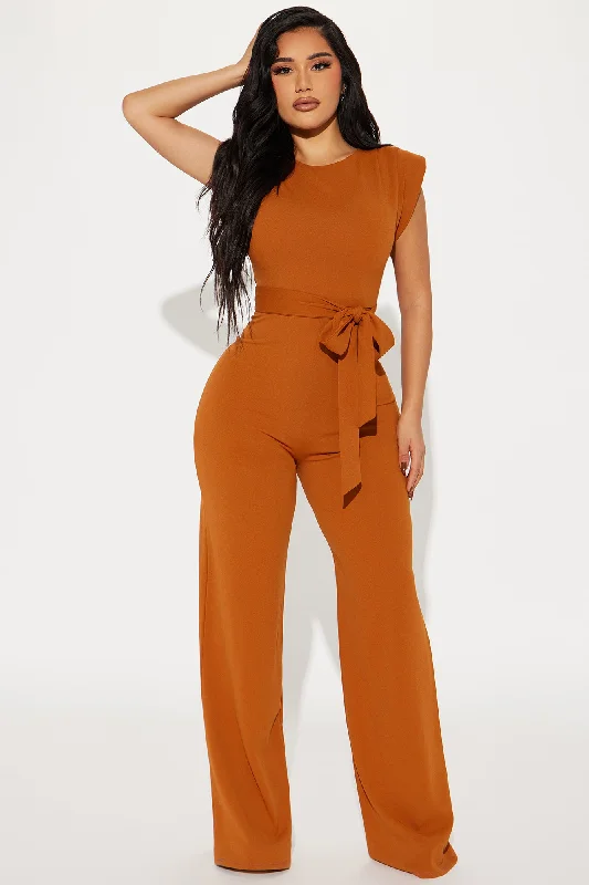 On Point Jumpsuit - Copper