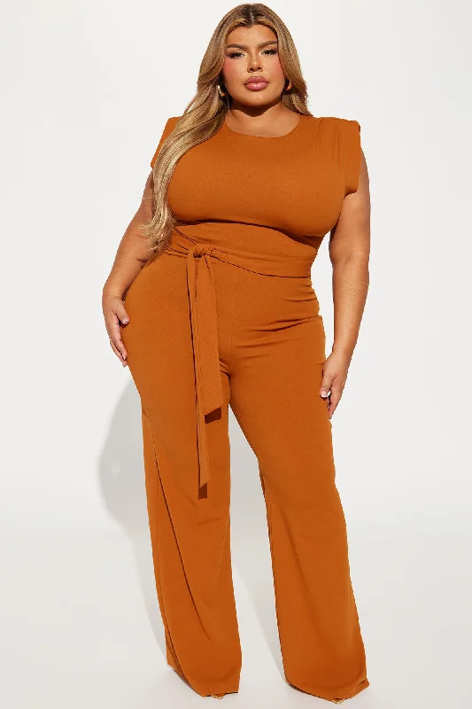 On Point Jumpsuit - Copper