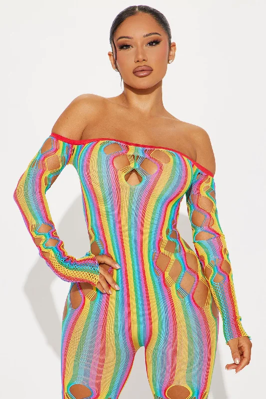 Ready For The Night Seamless Jumpsuit - Multi Color