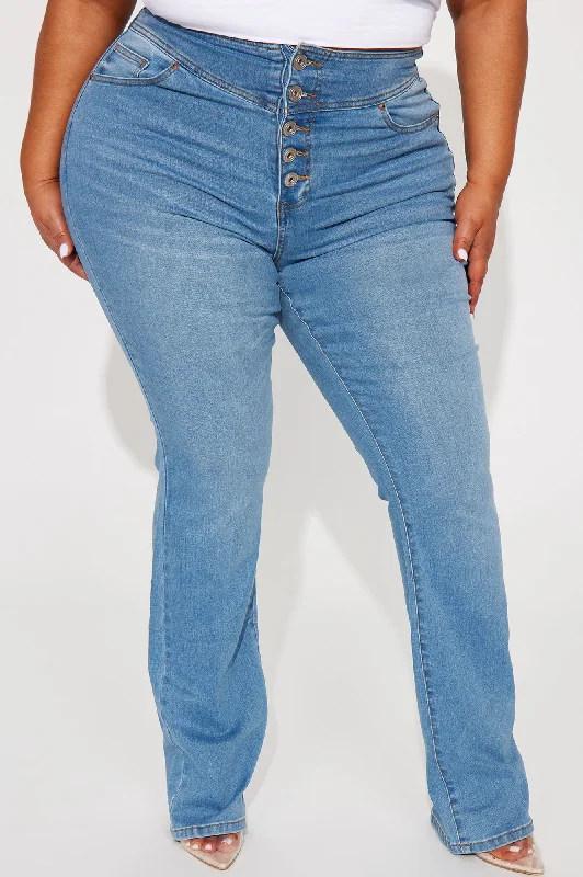 Savannah Booty Lifter Stretch Bootcut Jean - Medium Wash