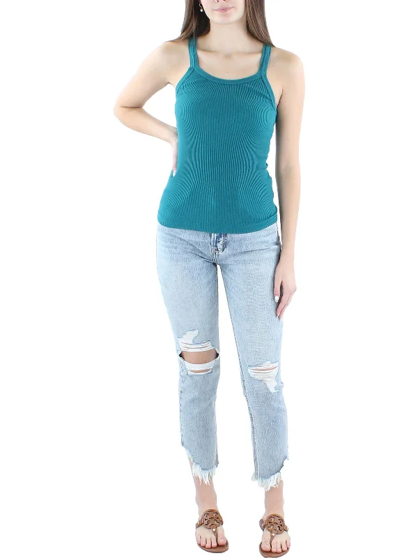 Womens Cotton Ribbed Tank Top