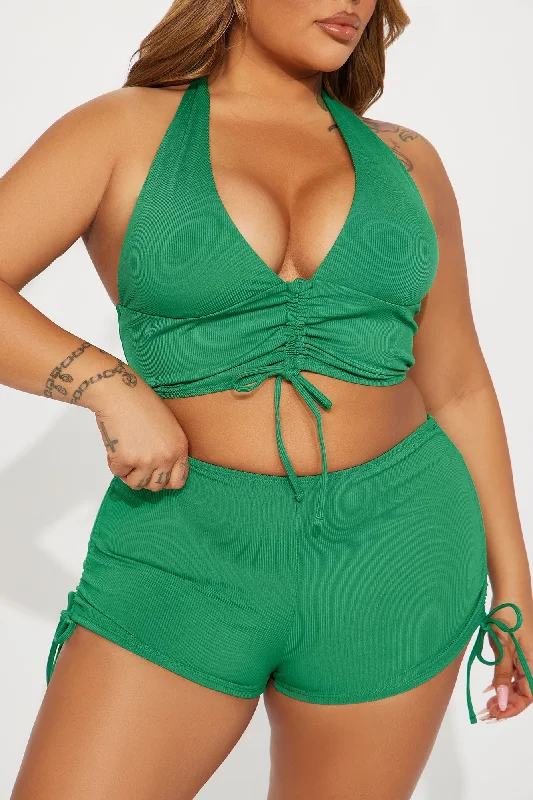 Andi 2 Piece Boyshort Bikini - Kelly Green