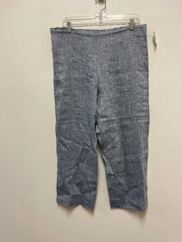 Blue Pants Linen Bryn Walker, Size 12