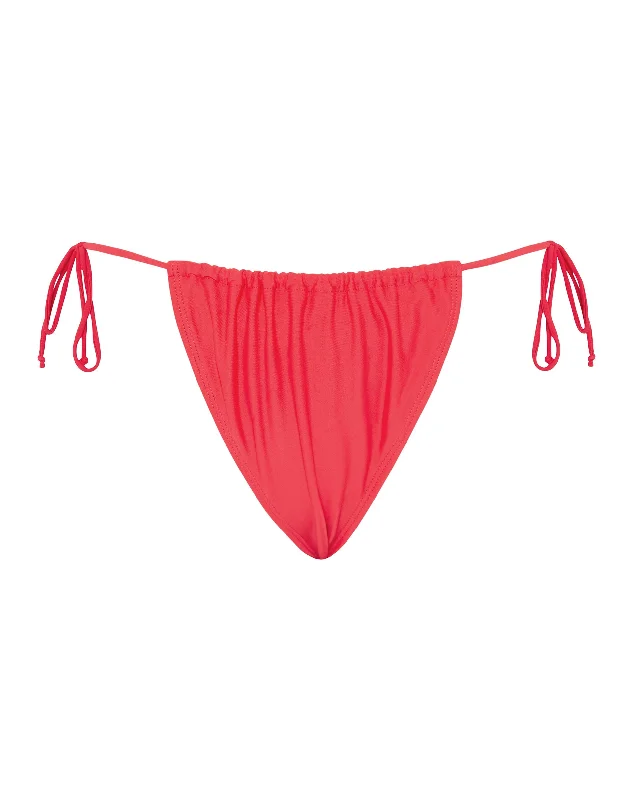 Leyna Bikini Bottom in Scarlet Red