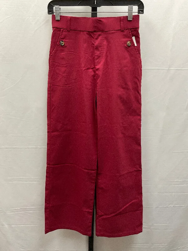 Pants Wide Leg By Clothes Mentor In Red, Size: S