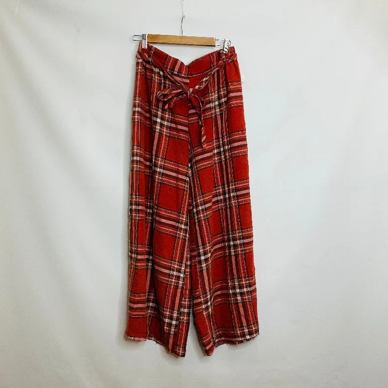 Plaid Pattern Pants Joggers Free People, Size S