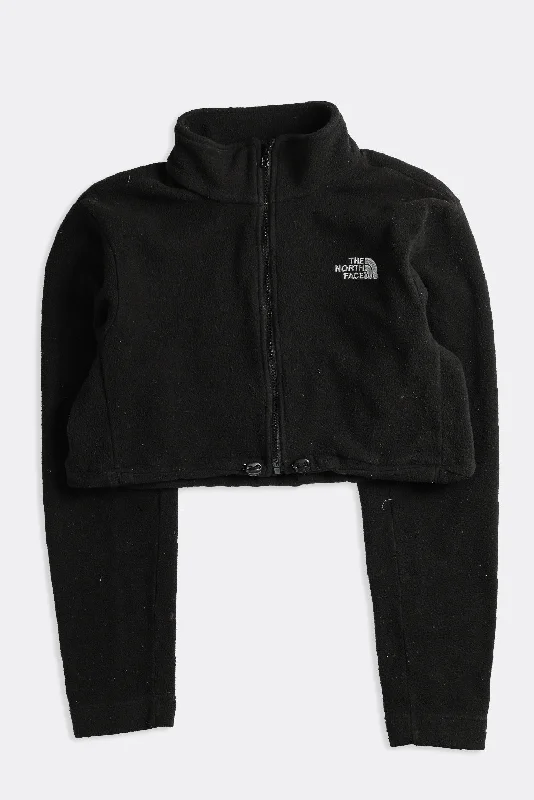 Rework North Face Crop Fleece Jacket - XS, S, M, L, XL