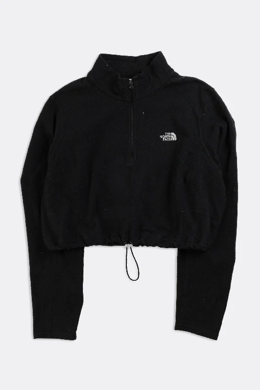 Rework North Face Crop Fleece Sweater - XS, S, M, L, XL