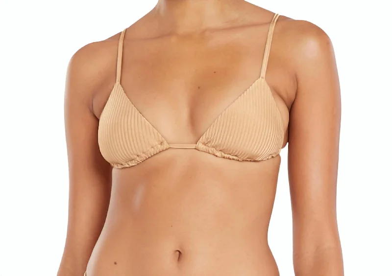 Sol Bikini Top In Affogato