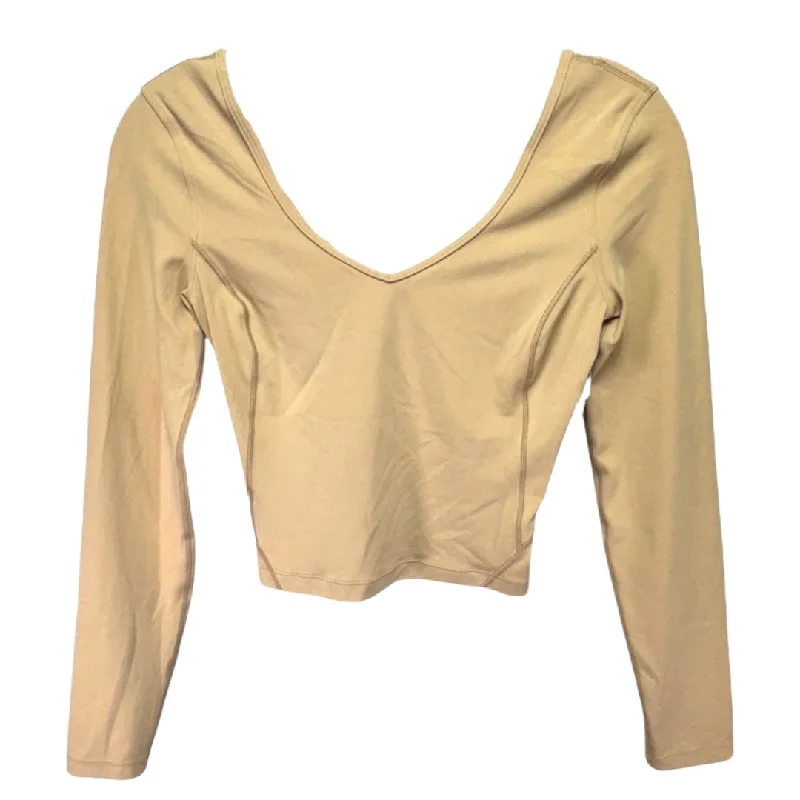 Align Long Sleeve Top in Nude Lululemon, Size 2