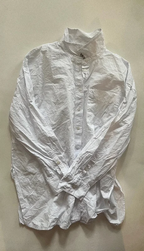 White Blouse Long Sleeve Madewell, Size L