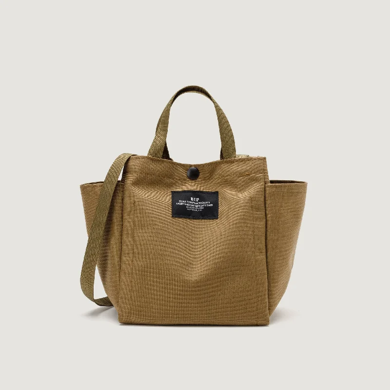 Bags In Progress Small Side Pocket Tote - Khaki