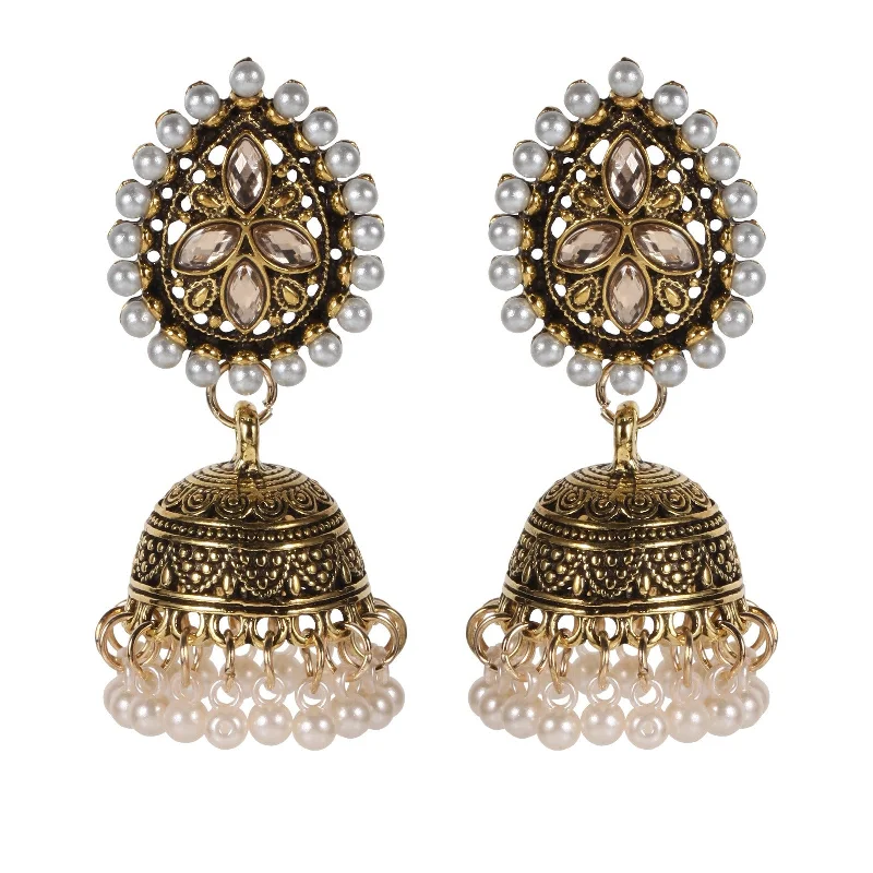 Hot Girl Exotica Pearl Tassel Earrings