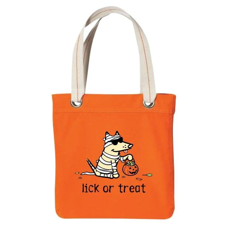 Lick Or Treat - Canvas Tote