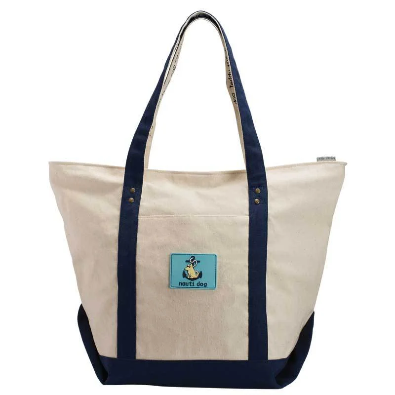 Nauti Dog - Canvas Boat Tote