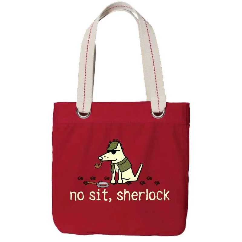 No Sit, Sherlock - Canvas Tote