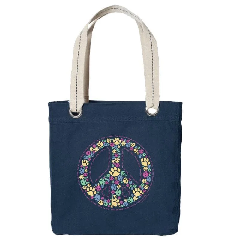 Paws For Peace - Canvas Tote