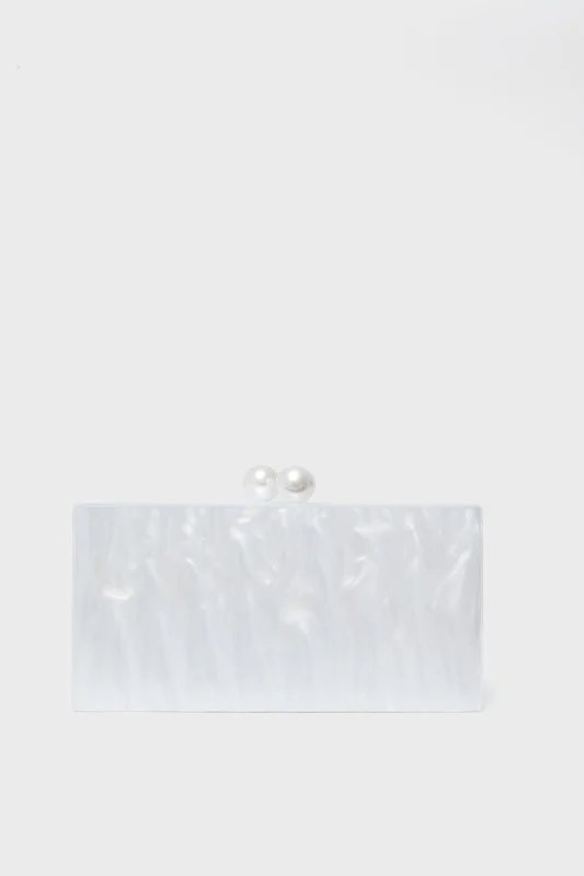 Pearl Acrylic Clutch