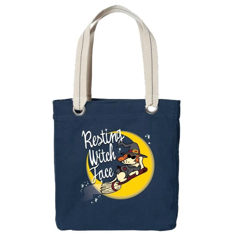 Resting Witch Face - Canvas Tote