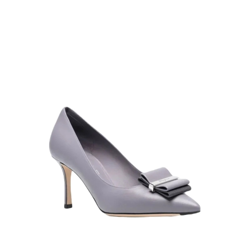 Ferragamo Winnie 70 Women's Pumps Grey