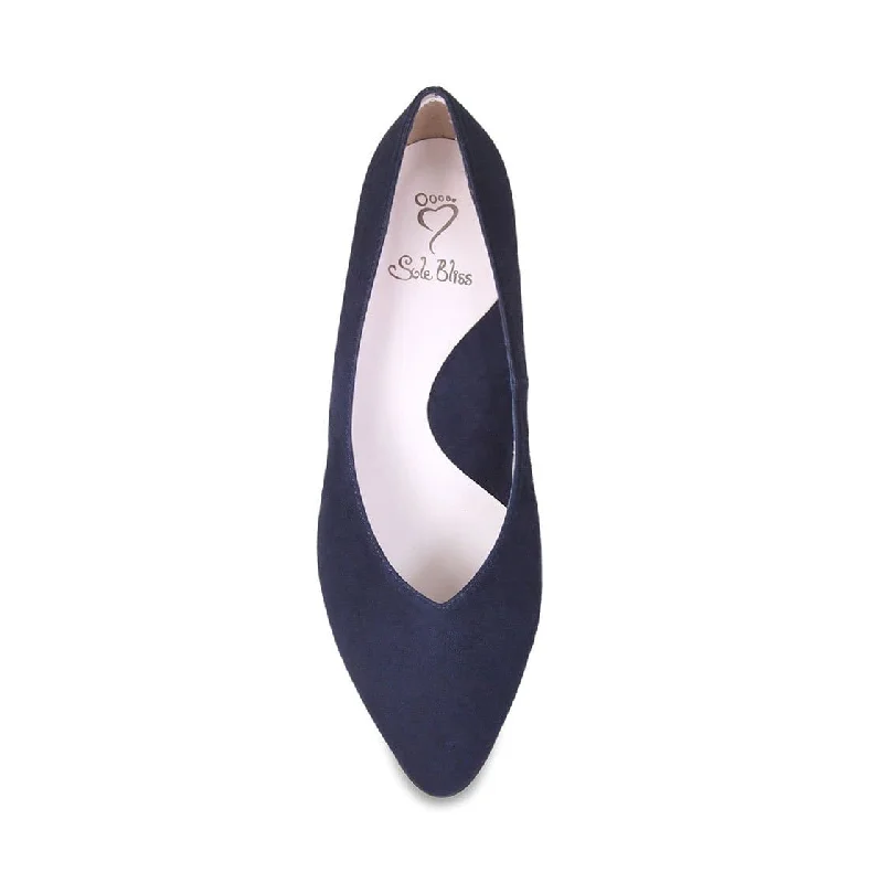 Ingrid: Navy Suede