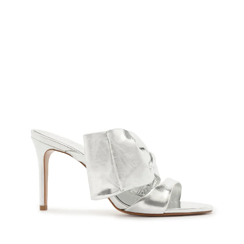 Judy High Smashed Metallic Sandal