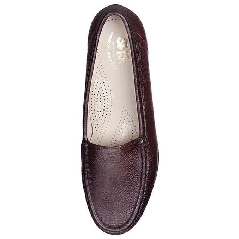 SAS Simplify Loafer Antique Wine Leather (Women's)