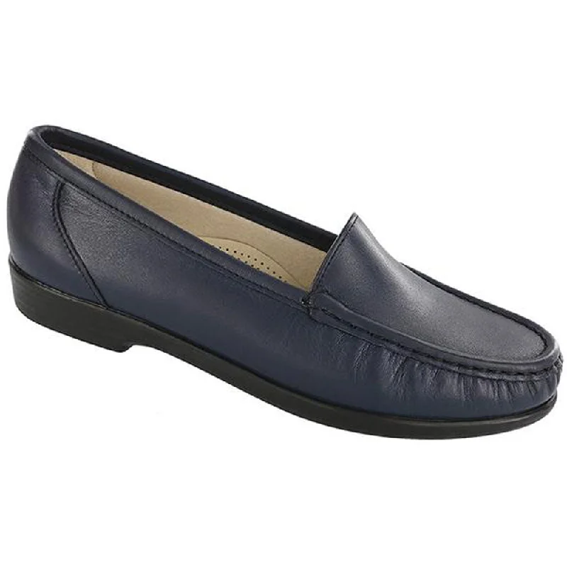 SAS Simplify Loafer Navy Leather (Women's)