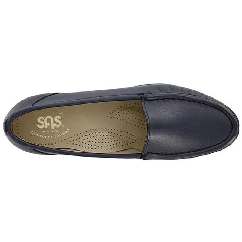 SAS Simplify Loafer Navy Leather (Women's)