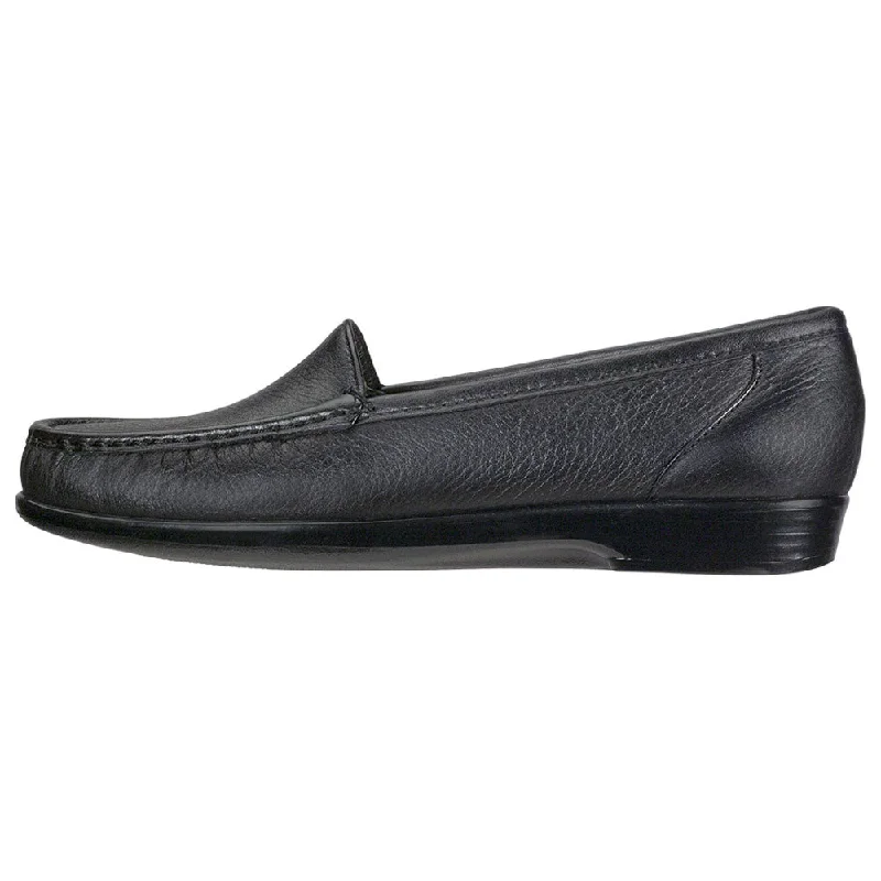 SAS Simplify Loafer Black Leather (Women's)