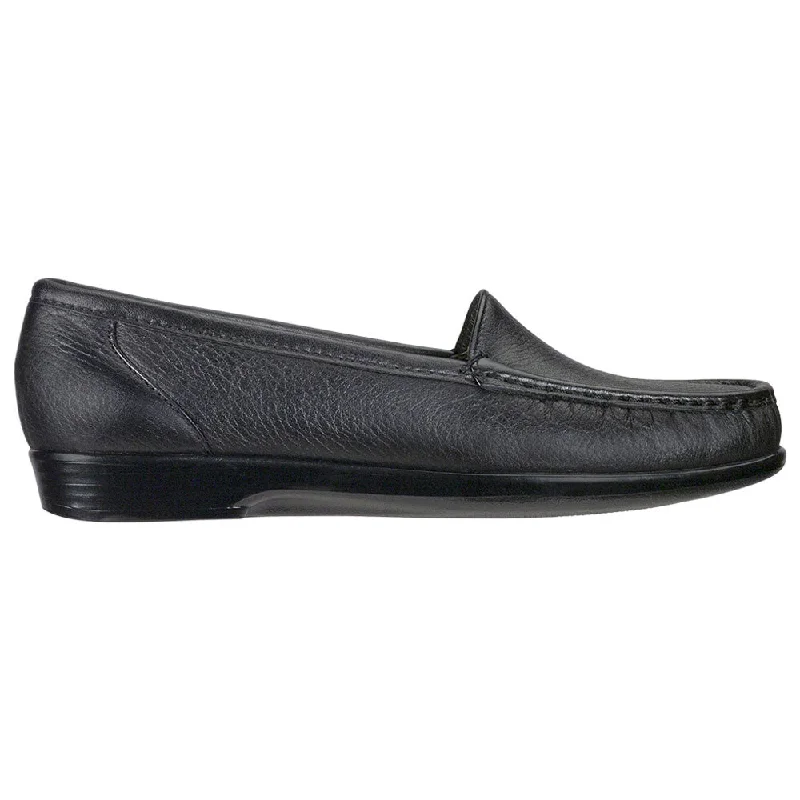 SAS Simplify Loafer Black Leather (Women's)