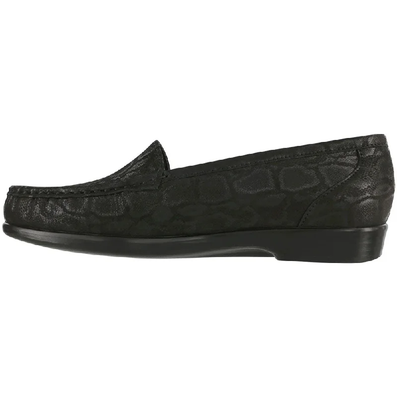 SAS Simplify Loafer Nero Snake (Women's)