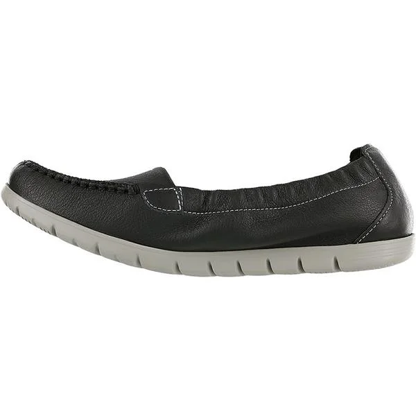 SAS Sunny Loafer Black Leather (Women's)